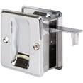 thumbnail image 3 of Square Pocket Door Lock, Passage (Hall/Closet) Latch, Polished Chrome by Stone Harbor Hardware, 3 of 3