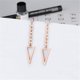 thumbnail image 5 of Triángulo Tassel Ear Stud Yuyangstore Borla, 5 of 8