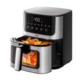 thumbnail image 1 of ASZ 5 qt Air Fryer with Window- Digital Airfryer 5qt for 2-3 people - for Office Dorm Room 8 Presets Bake Toast Broil Reheat Bacon Fries Chicken Shrimp- 1400W, Non-Stick, 400℉, Auto Shutoff, 1 of 5