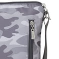 thumbnail image 5 of Bolso bandolera con bolsillo transparente Baggallini Camuflaje gris, 5 of 5