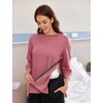 thumbnail image 5 of UTOURS Post Shoulder Surgery Shirts for Women Tear Away 3/4 Tops After Rotator Cuff Shirts Chemo Port Adaptive Clothing, 5 of 7
