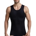 thumbnail image 1 of Camiseta Interior Hombre Control De Postura Soporte Lumbar Negro M, 1 of 6