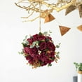 thumbnail image 5 of Yesbay Artificial Flower Ball Everlasting Realistic Plastic Colorful Hanging Flower Ball,Purple, 5 of 8