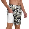 thumbnail image 3 of Goofa Abstract Watercolor Printed Men's Swim Trunks Board Shorts Quick Dry Mens Swimming Trunks with Compression Liner,Breathable Fit Hawaii Beach Shorts-Large, 3 of 9