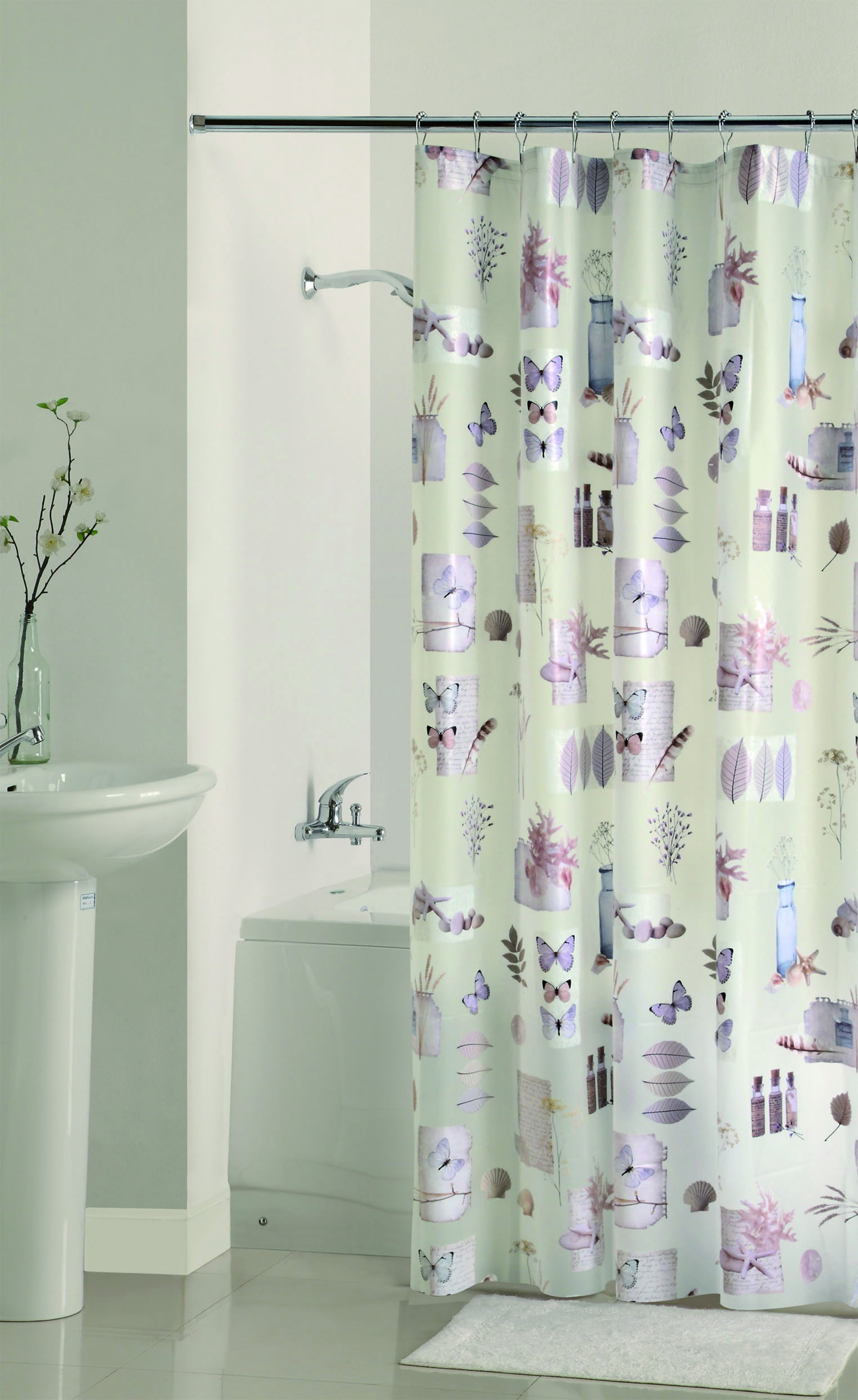 Mainstays Natures Moments Peva Shower Curtain, 70" x 71"