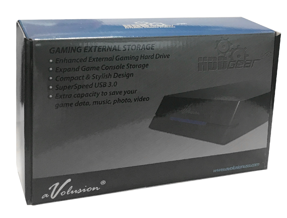 Avolusion HDDGear Pro 6TB (6000GB) 7200RPM 64MB Cache USB 3.0 External Gaming Hard Drive (Designed for PS4 Pro, Slim, Original) - 2 Year Warranty