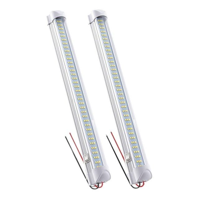2 de luz LED universales de 8 W para coches, furgonetas, caravanas y autocaravanas (12-24 V), resistentes y multiusos, ideales para iluminación