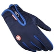 thumbnail image 2 of Gant de Vélo Imperméable Hiver Extérieur pour Téléphone Intelligent Courir Gants Chauds Anti-Vent Résistant Antidérapant Chaud Mains de Gant pour la Randonnée Conduite Running, 2 of 11