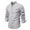 #Gray, variant on DPTALR Men's Fashion Casual Solid Color Long-Sleeve Shirt Turndown Collar,Dark Blue,L