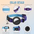 thumbnail image 3 of Funda tipo collar con forma de gato para mascotas pequeñas, color azul cielo, 3 of 6
