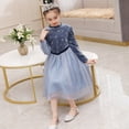 thumbnail image 4 of Costume de Neige Elsa pour Filles Robe de Princesse Fête d'Anniversaire d'Halloween Robe d'Hiver avec Cape, 4 of 4