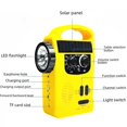 thumbnail image 2 of Luz de lectura LED con reproductor de tarjeta TF y radio con carga manual solar multicanal, 2 of 6