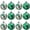 B, variant on RKSTN 12 Pcs St.Patrick's Day Glass Ornaments Balls - 1.6Inch Irish Tree Glass Blown Ornaments - Good Luck Clover Balls for St. Patrick's Day Home Party Festival Decor