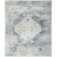 thumbnail image 4 of Nourison Astra Machine Washable Persian Blue/Ivory 9' x 12' Area Rug (9x12), 4 of 9