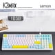 thumbnail image 1 of K3 MAX Gaming Keyboard 100 Keys Gamer Keypad para PC Gamer (eje verde limón), 1 of 8