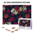 thumbnail image 6 of Kll Roses Skulls - 300 Piece Jigsaw Puzzle For Adult And Teenagers Family Educational Game Toys 300pcs, 6 of 9