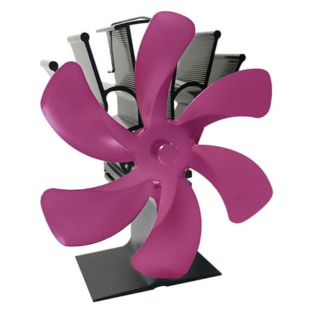 

Ovzne Stove Fan Wood Stove Fan Fireplace Fan Heat-powered Fan With 6 Blades Clearance