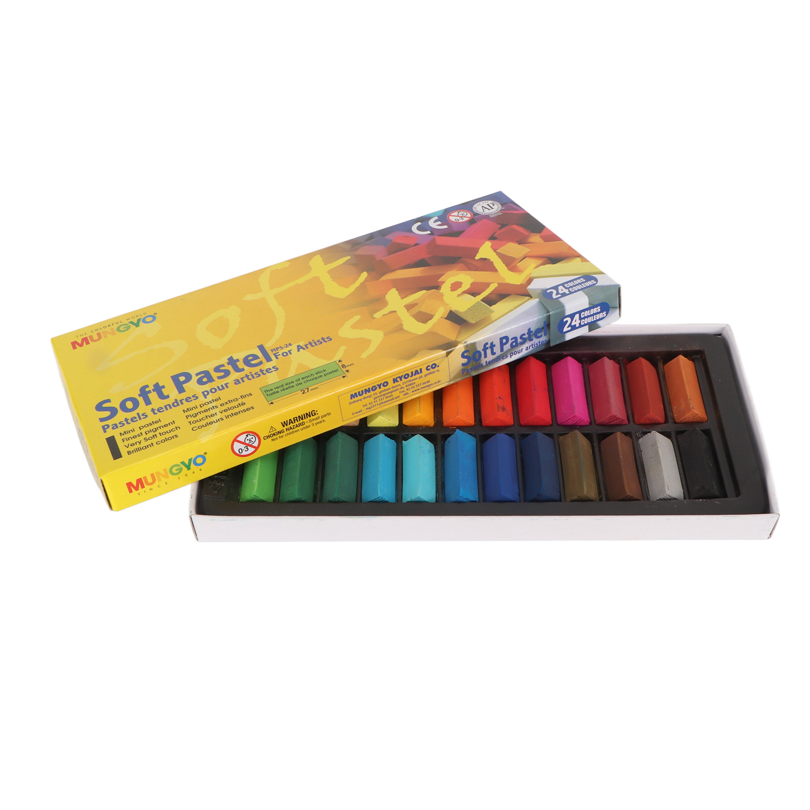Lot De 24 Pastels à L'Huile Artme - Couleurs Vives & Intenses - Texture Crémeuse Pour Toile Et Papier