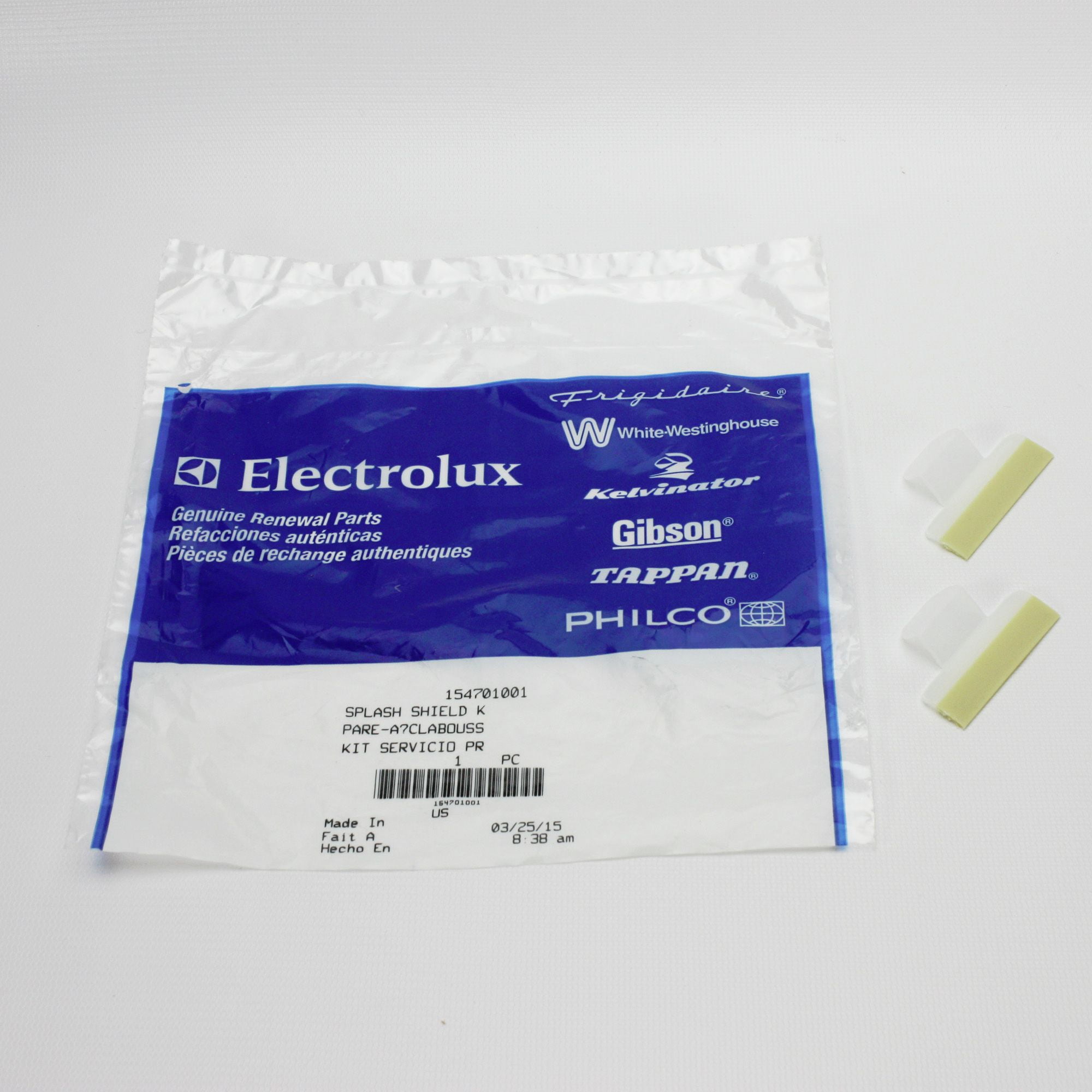 Frigidaire 154701001 Dishwasher Splash Shield Kit Clear