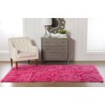 thumbnail image 4 of New Flokati 1400gr 5' x 8' Area Rug, Fuchsia, 4 of 6