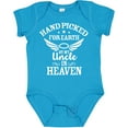 thumbnail image 3 of Inktastic Handpicked for Earth by My Uncle in Heaven with Angel Wings Boys or Girls Baby Bodysuit, 3 of 5
