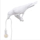thumbnail image 2 of Lámpara de pared de resina con forma de pájaro, luz de noche creativa y sencilla para mesita de noche, decoración de animales, lámpara de mesa con forma de pájaro, 2 of 2
