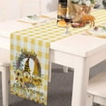 thumbnail image 2 of Cotton Linen Wedding Banquet Decor Table Runner Country Style Non-Slip Heat Resistant Cloth Placemat Home Decor, 13X70 Inch, 2 of 2