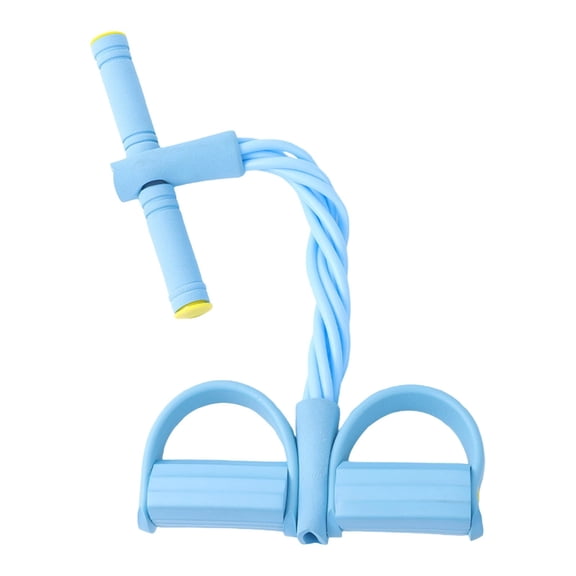 Pedal Resistance Bands with Handles, Upgrade 8-Tubes Manual Tension Training Pedal, Natural Rubber Foot Pedal Resistance Bands, Multifunction Fitness Bands for Abdomen, Waist, Arm, Leg