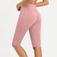 thumbnail image 4 of Karight Women Knee Length Leggings Yoga Capris High Waisted Tummy Control Yoga Pants Athletic Biker Shorts with Pockets, 4 of 6