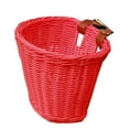 thumbnail image 2 of Cqxid Rack Under $10 Bike Basket, Kids Front Handlebar Bike Basket, Rattan Woven Bicycle Basket, 2 of 2