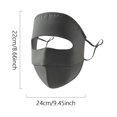 thumbnail image 3 of Shadoumai Summer face Gini Sunscreen mask, Full face ice Silk Breathable face Protection Sunshade Cycling mask, 3 of 4