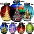 thumbnail image 2 of Sudadera con capucha navideña para hombre y mujer, con estampado 3D de árbol de Navidad, sudadera con capucha, sudadera informal de talla grande, disfraces de fiesta de Navidad, 2 of 5