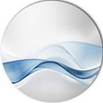 thumbnail image 5 of Designart '3D Wave of Water Splash' Abstract Circle Metal Wall Art, 5 of 5