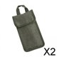 thumbnail image 1 of 2xTent Stakes Bolsa De Almacenamiento Práctico Monedero Para Tendederos Senderismo Multi Herramientas Verde 20cm 2 piezas, 1 of 8