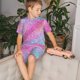 thumbnail image 4 of Balery Fun Rainbow Conjunto de Pijama Infantil de Manga Corta con Estampado – Ropa de Dormir de Algodón Suave-X-Large, 4 of 6