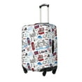 thumbnail image 2 of Uemuo London Landmark2 Printed Washable Luggage Cover - Fashion Suitcase Protector Fits 18-32 Inch Luggage -X-Large, 2 of 9