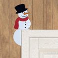 thumbnail image 4 of Biplut 2Pcs Door Corner Decorations Santa Claus Snowman Hat Letter Scene Layout Left Right Door Corner Ornaments Party Favors (Type A), 4 of 13