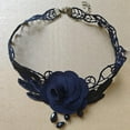 thumbnail image 3 of Huanglei Collier Ras-du-Cou en Dentelle à Franges Superposées Gothique Lolita Vintage pour Charme Rétro, 3 of 3