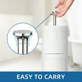 FreeStanding Stainless Steel Toilet Roll Holder Stand with Reserve