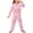 Axolotl Heart, variant on Cute Dog Button Pajama for Kids Girls Dog Paw Pajamas Shirt & Pants Set with Pockets 2 Pack Lounge Wear Pink Notch Collar Sleepwear Pjs Size 9-10