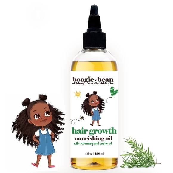 Aceite natural para el crecimiento del cabello para niños y bebés - Aceite de romero para cabello negro 4c sin OGM