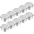 thumbnail image 3 of HONMEET 10Pcs Plated Silver Overflow Drain Covers for Wash Basin Bathroom and Kitchen Sink Accessories, 3 of 8