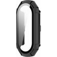 thumbnail image 3 of KOMI 2 Pack Compatible with Xiaomi Mi Band 8 Screen Protector with Tempered Glass Hard PC Case Cover Anti-Scratch All-Around Protective Cases for Xiaomi Smart Band 8 Fitness Tracker, Black, 3 of 5