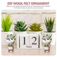 thumbnail image 4 of Weiweiguan 1 Set of DIY Wool Felt Kit Handmade Animal Wool Felt Material Wool Felt Crafts, 4 of 7