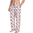 thumbnail image 6 of Pofeuu Strawberry Blueberry Cream Cake Print Men's Pajama Pants, Soft Lounge Pajama Pants with big pockets for Men Plaid Pj Bottoms-X-Large, 6 of 6