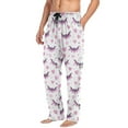 thumbnail image 5 of joogoo Men's Pajama Pants Skull Bats Hearts Soft Long Sleep Lounge Pjs Bottoms XL, 5 of 7