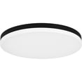 thumbnail image 4 of WLN1620MBKW-Quoizel Lighting-Weldin - 35W LED Flush Mount In Contemporary Style-2 Inches Tall and 20 Inches Wide   Matte Black White Finish with White, 4 of 5