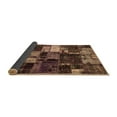 thumbnail image 2 of Ahgly Company Indoor Round Patchwork Brown Transitional Area Rugs, 6' Round, 2 of 4