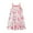 Pink, variant on CYRBOKO Toddler Girls Nightgowns, Sleeveless Floral Print Spaghetti Straps Princess Sleep Shirts Purple Size 3-4 T