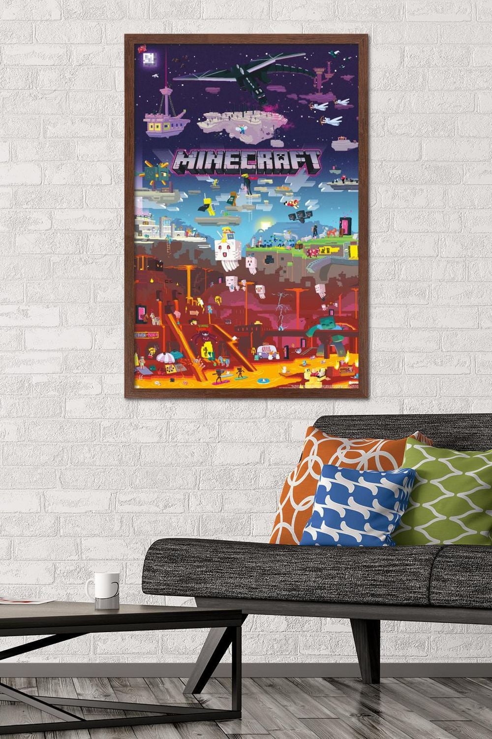 Minecraft - World Beyond Wall Poster, 22.375" x 34"